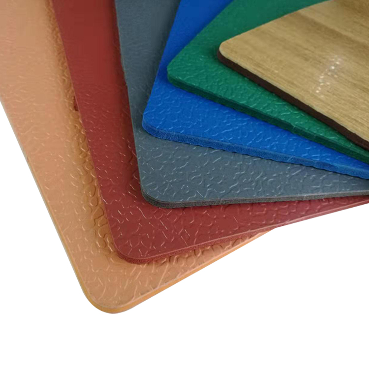 Wood Color Surface Outdoor PVC Sports Flooring