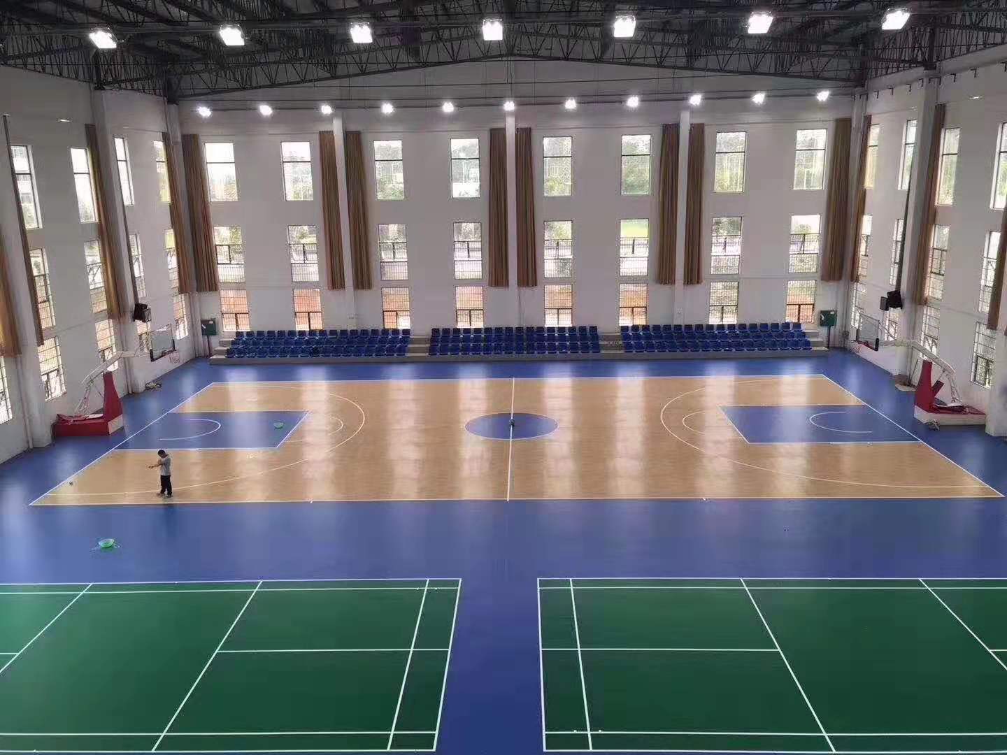 PVC sports flooring foam layer quality