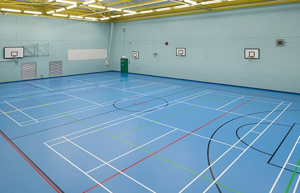 Multi-functional Gem Surface Pvc Sports Flooring