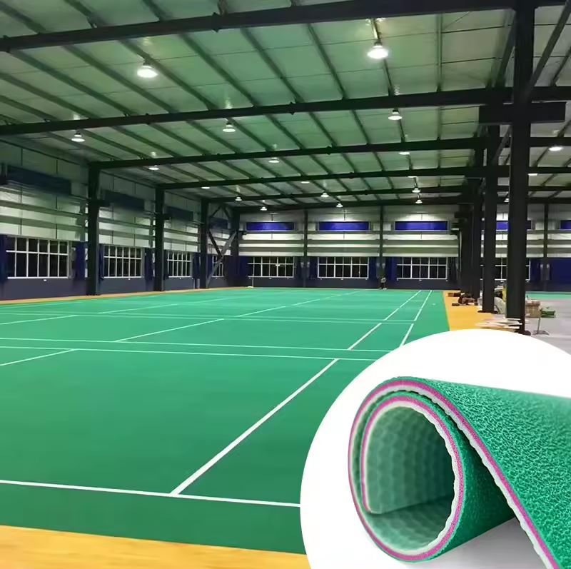 BWF approved indoor vinyl indoor badminton sports floor