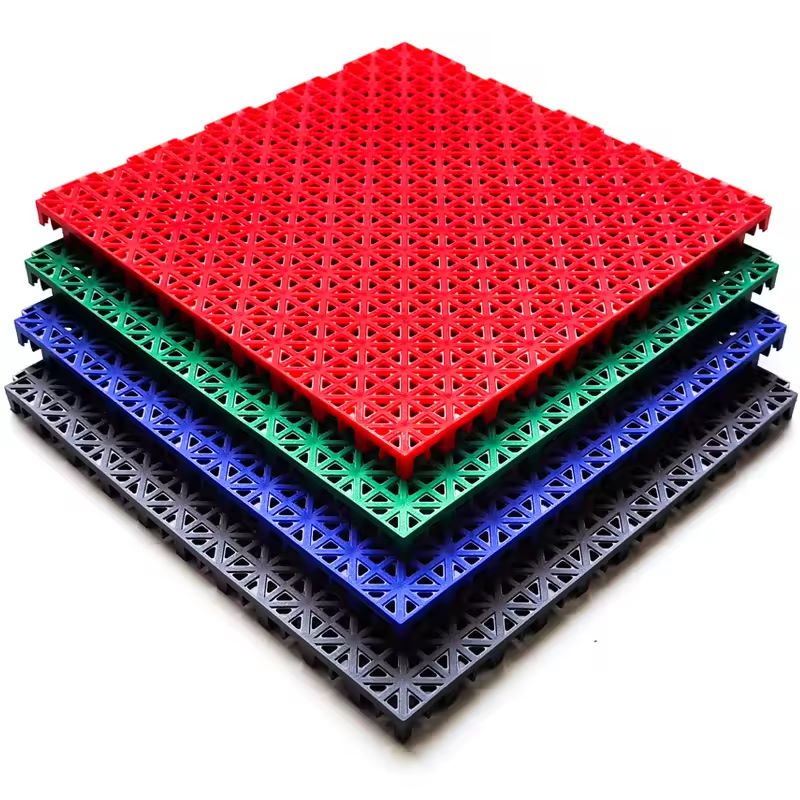 Factory price PP interlocking floor tiles