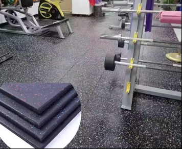 High-density  EPDM Rubber Gym Flooring