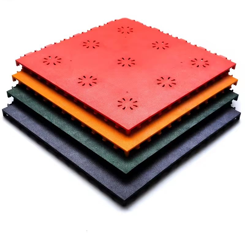 Hot sale outdoor pp interlocking sports flooring