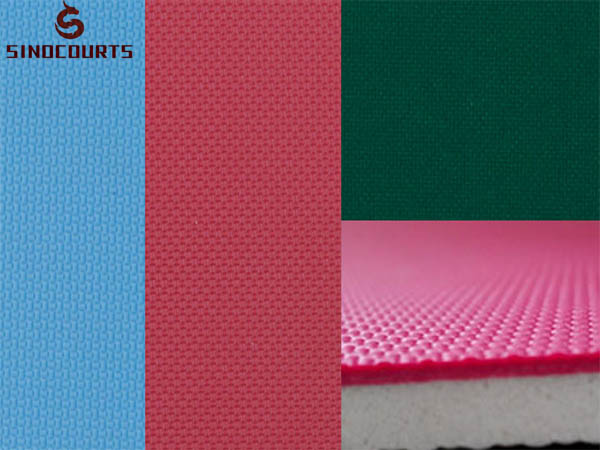 Indoor table tennis sports Fabric Surface  pvc flooring