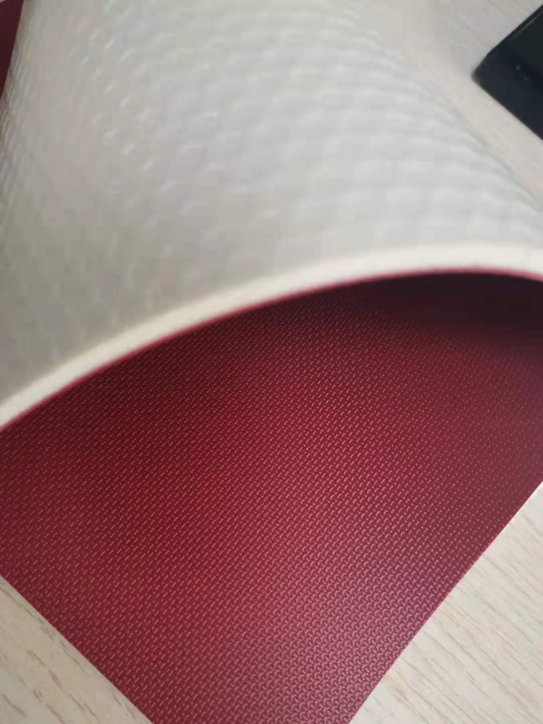 Indoor table tennis sports  pvc flooring Fabric Surface