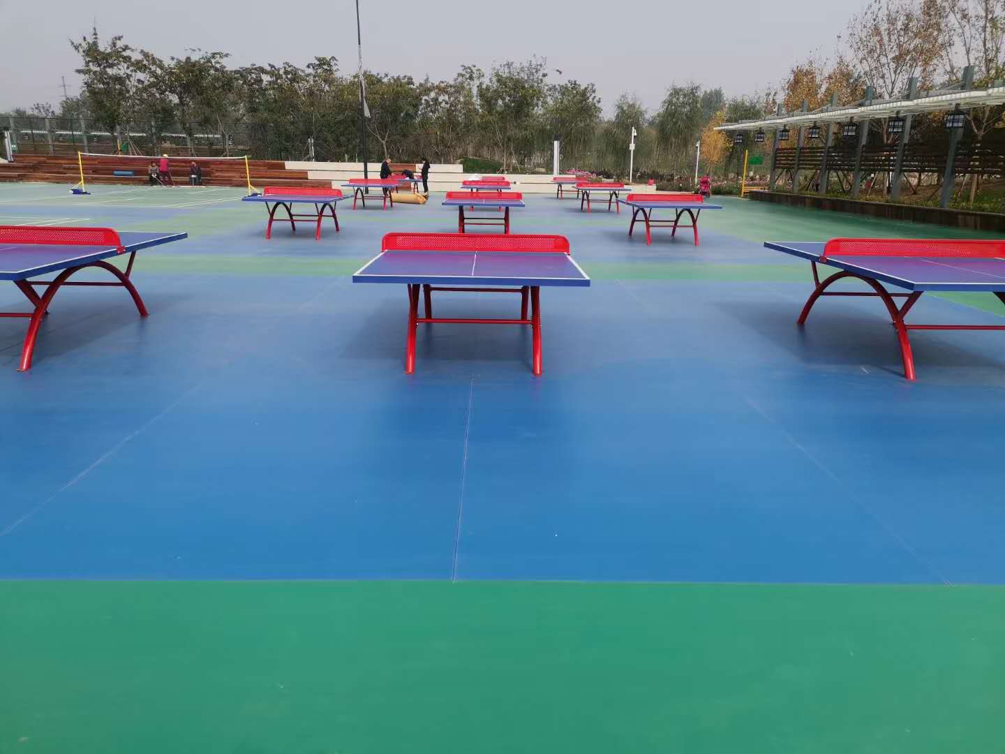 Outdoor courts sports rolls pvc Flooring