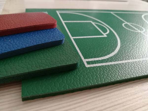 PVC vinyl basketball court flooring